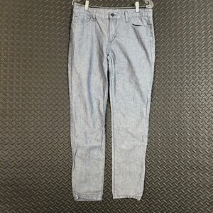 JOE'S Light Blue Slim Fit Linen Blend Casual‎ Pants Women's Size 28 Casual Wear